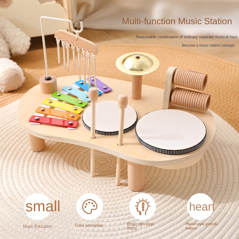 Musical Instrument For Babies - Детская развивающая игрушка LazyChild: деревянная музыкальная