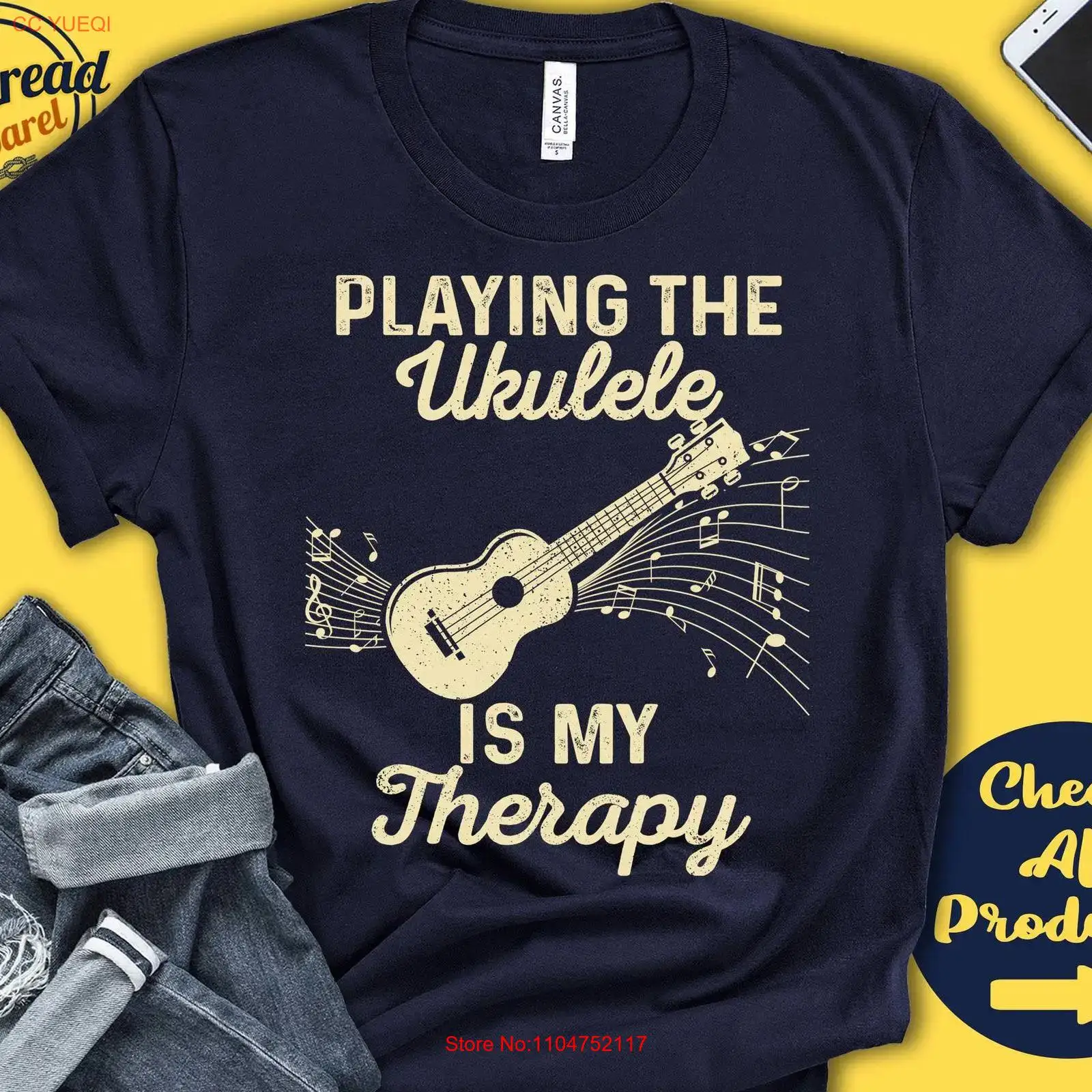 Musical Instrument Hawaii - Футболка для укулеле-гитаристов, с изображением гавайских