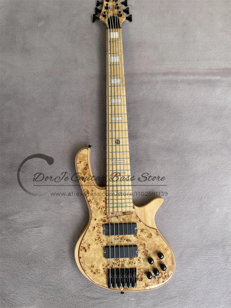 Bass Guitar Fretless - 6-струнная бас-гитара DeOl Bass с кленовым