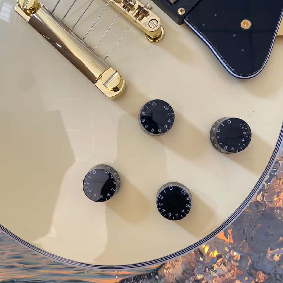 Electric Guitar Beginner - Электрогитара цвета слоновой кости с прямоугольным