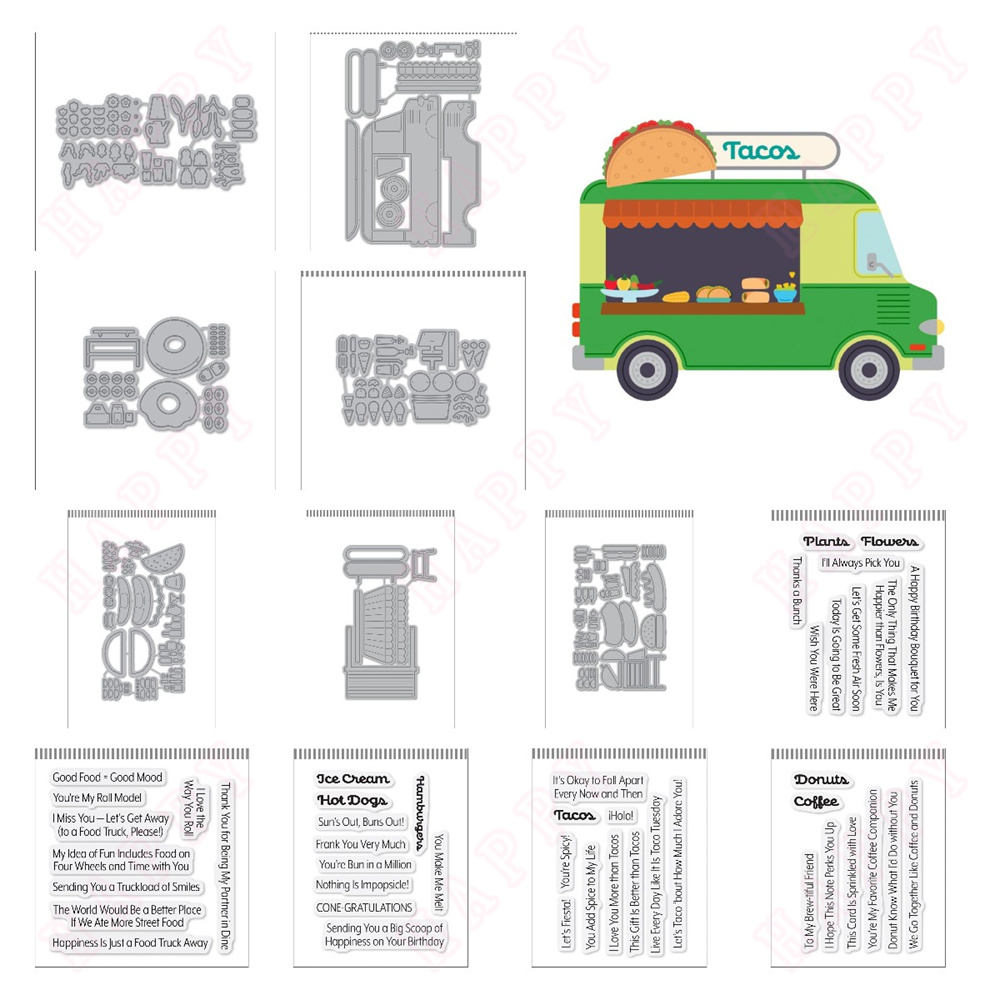 Musical Instrument Triangle - Штампы и трафареты «Гамбургеры и хот-доги»