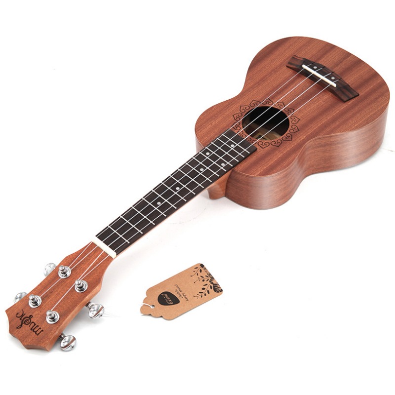 21-дюймовая укулеле из сапеле  – обзор и цена Musical Instrument Hawaii