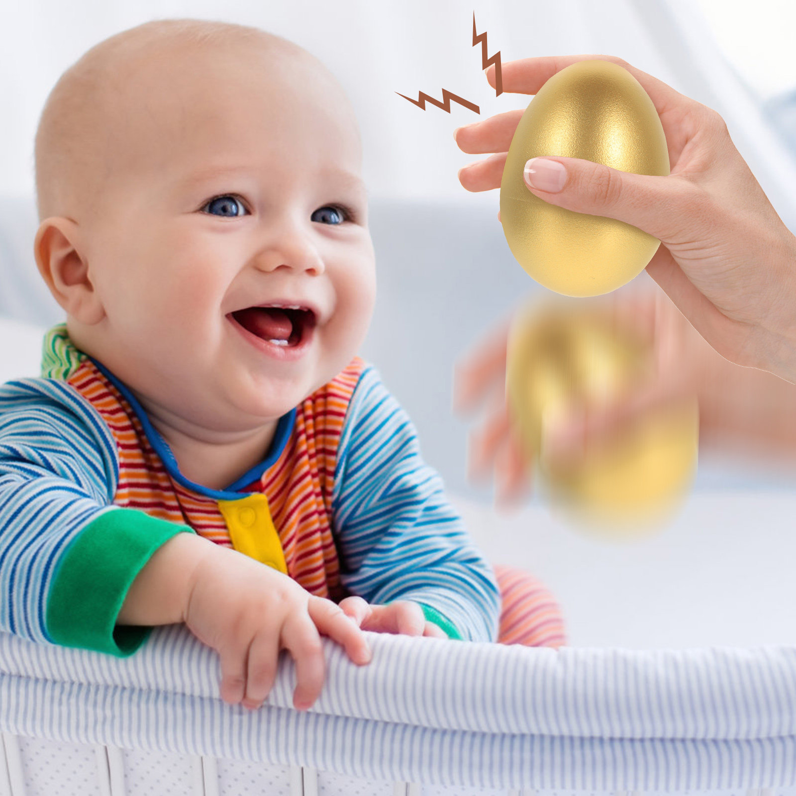 2 шт. детских песочных яиц-шей – обзор и цена Musical Instrument For Babies