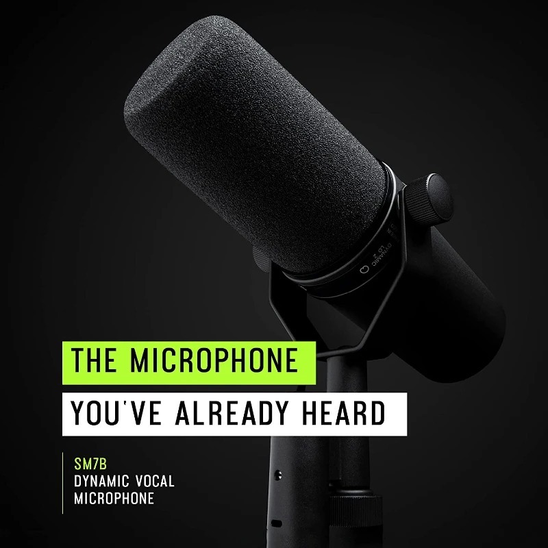 Микрофон Shure SM7B, динамичес – обзор и цена Shure Mic Sm7B