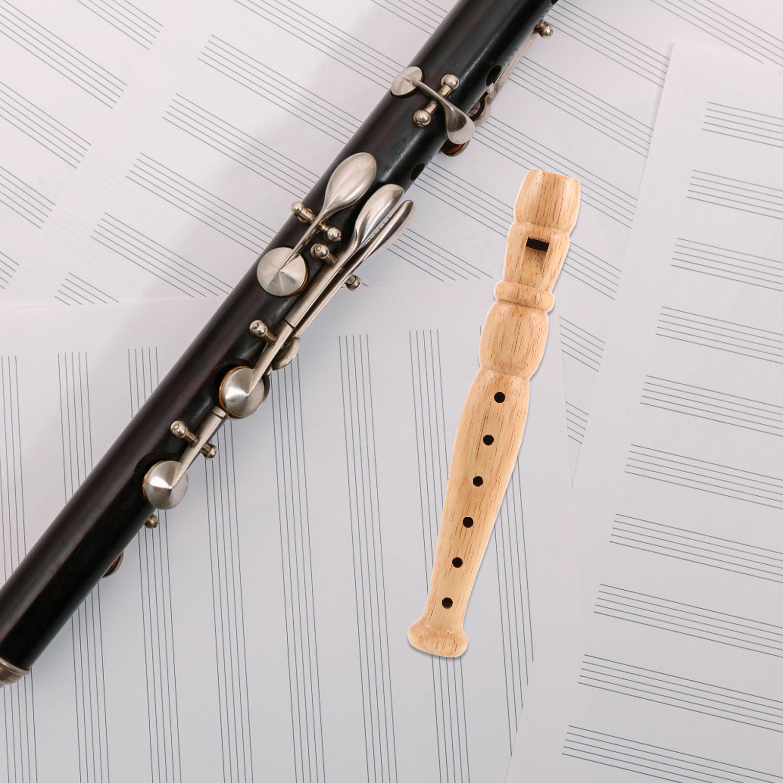 Деревянная шестидырочная блокф – обзор и цена Musical Instrument Recorder