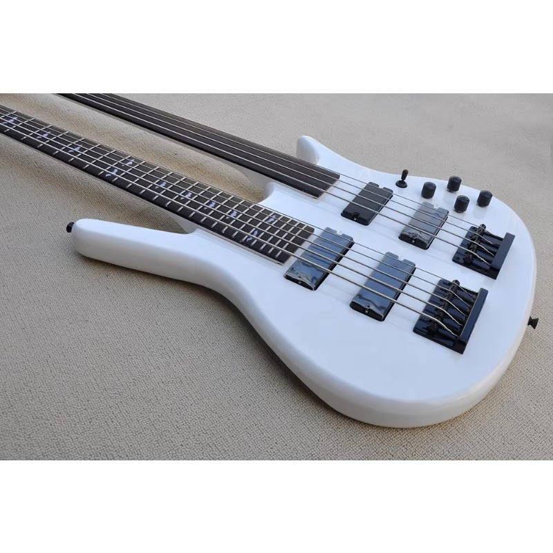 Двухгрифовая 4+5-струнная элек – обзор и цена Bass Guitar Fretless