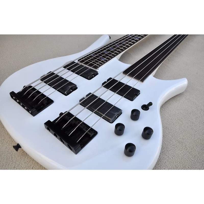 Двухгрифовая 4+5-струнная элек – обзор и цена Bass Guitar Fretless