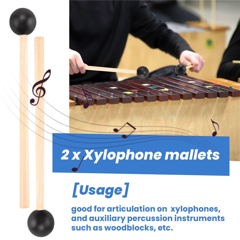 2 шт. Мягкие резиновые палочки – обзор и цена Musical Instrument Glockenspiel