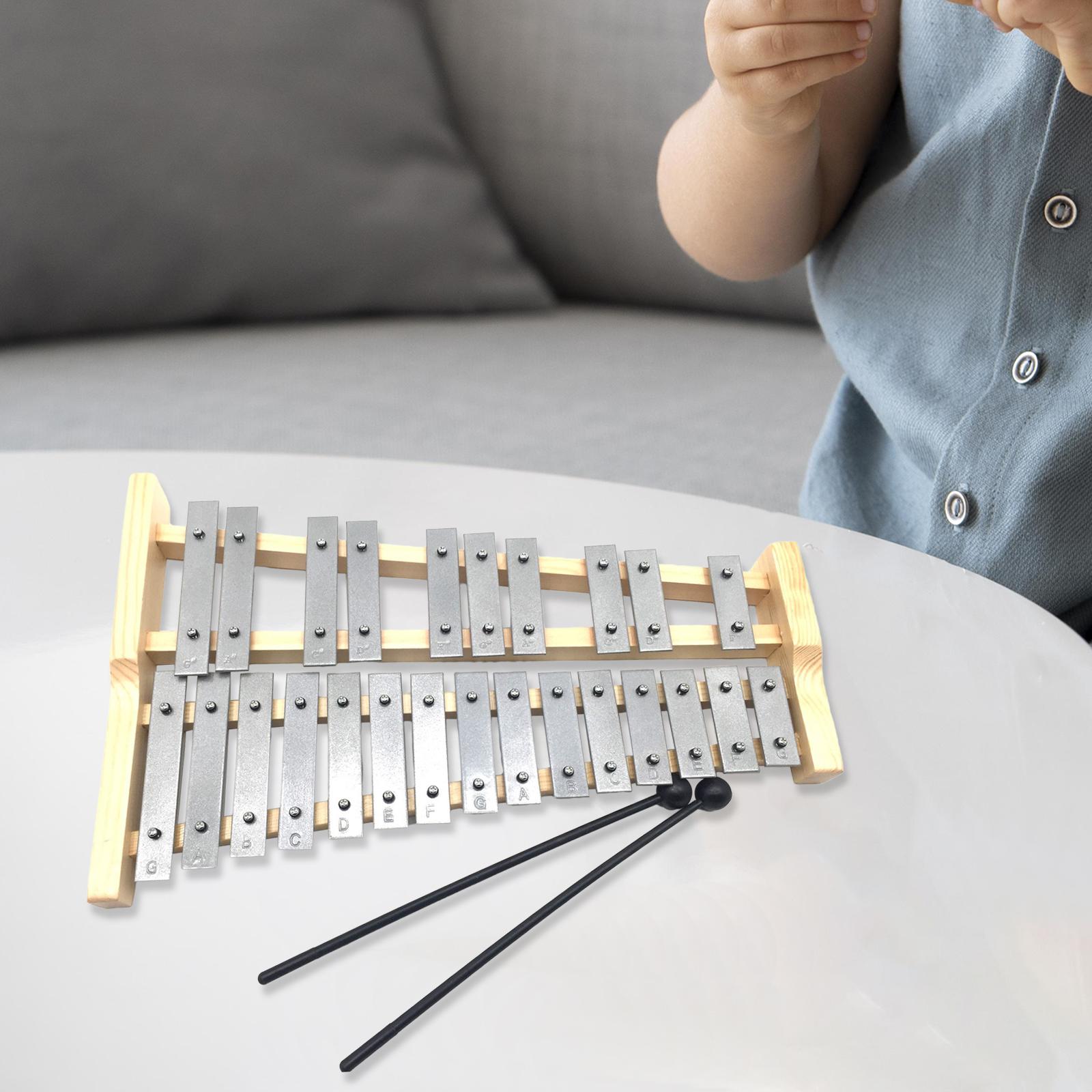 25-нотный металлический ксилоф – обзор и цена Musical Instrument Glockenspiel