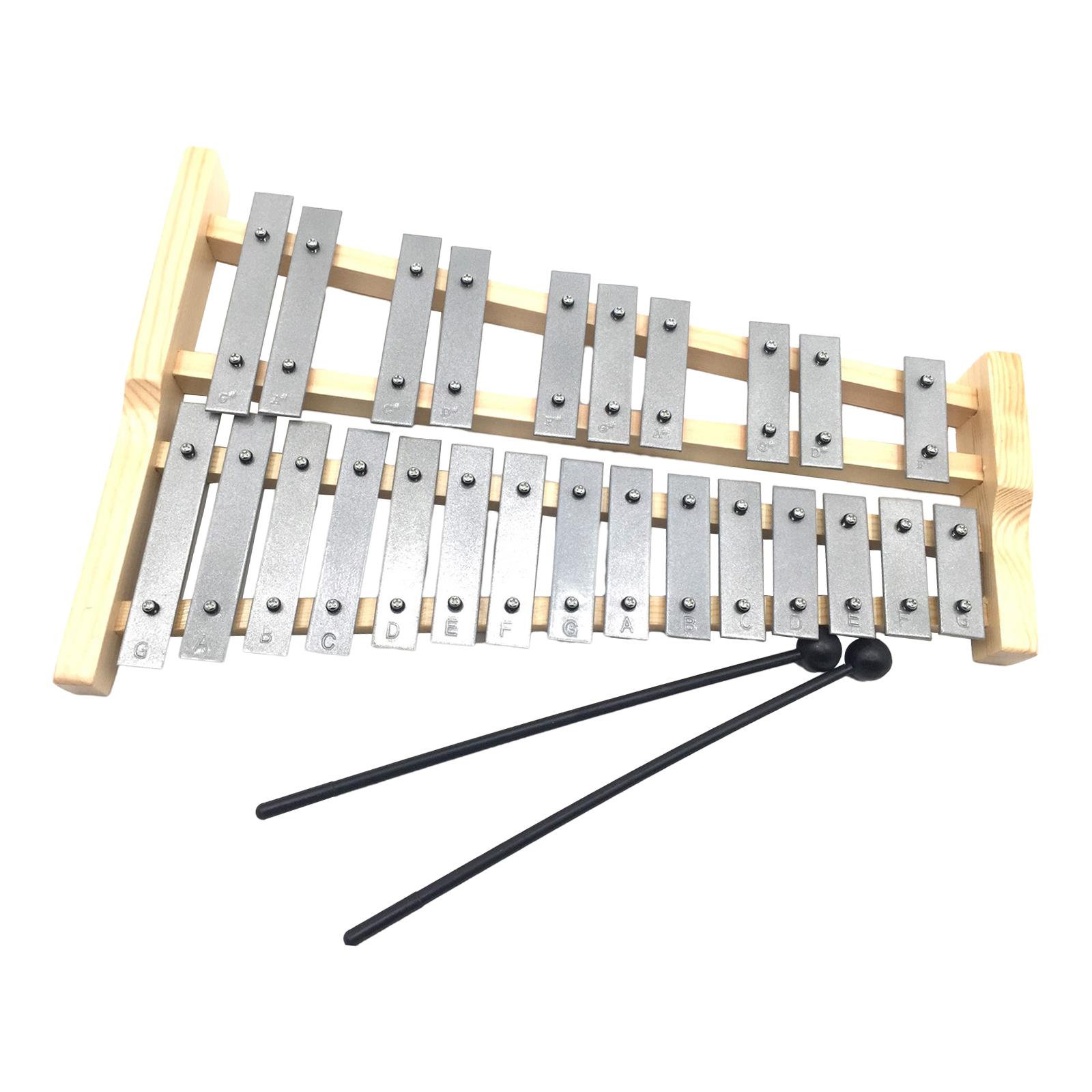 25-нотный металлический ксилоф – обзор и цена Musical Instrument Glockenspiel