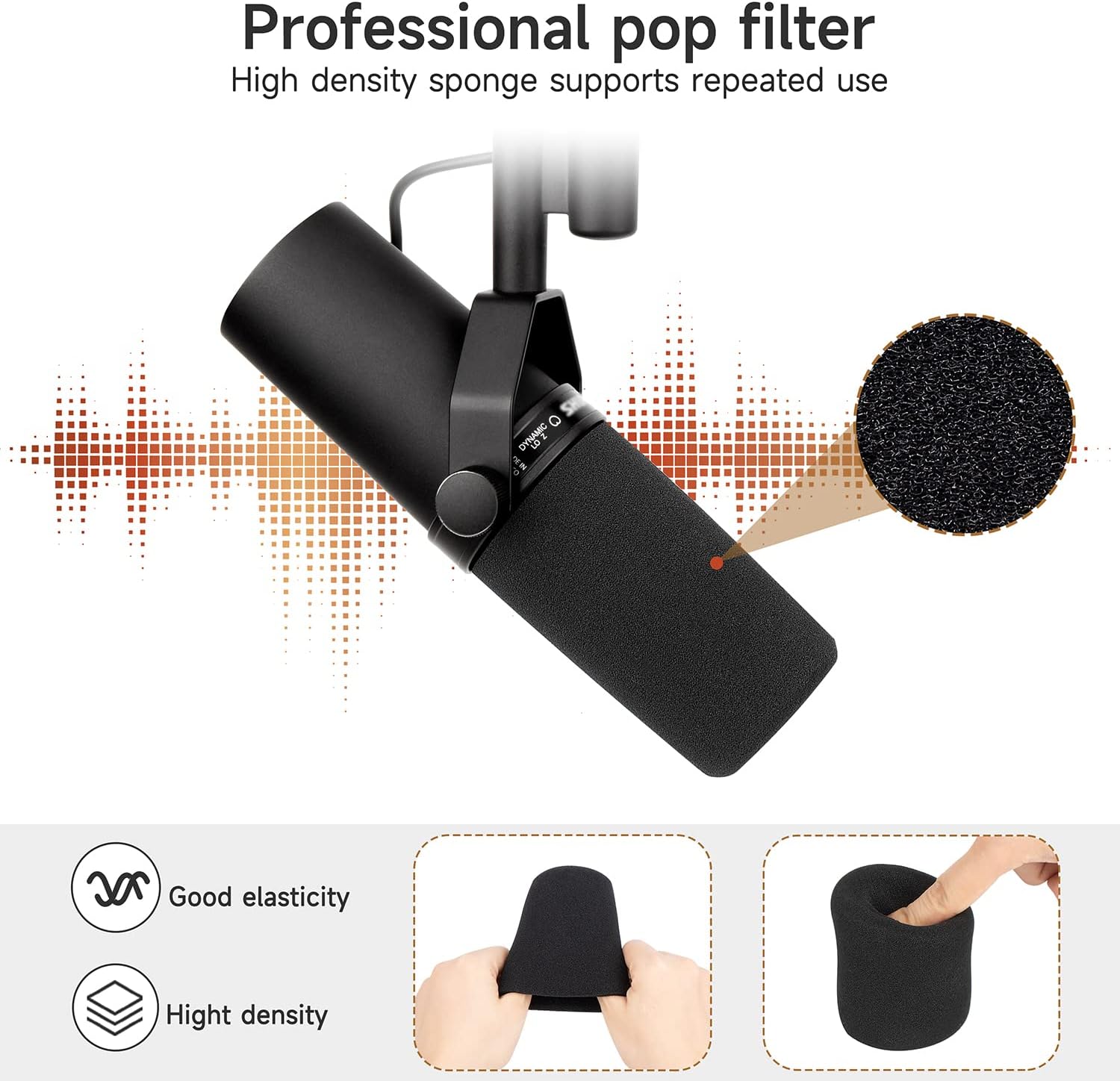 1 шт./2 шт. ветровое стекло дл – обзор и цена Shure Mic Sm7B