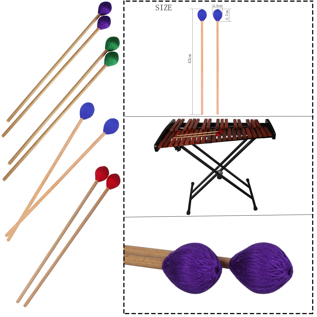 Профессиональные молотки марим – обзор и цена Musical Instrument Glockenspiel