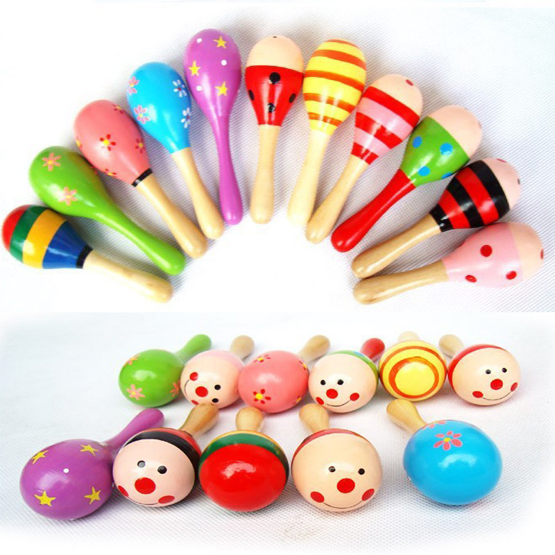 2 шт. красочные деревянные мал – обзор и цена Musical Instrument For Babies